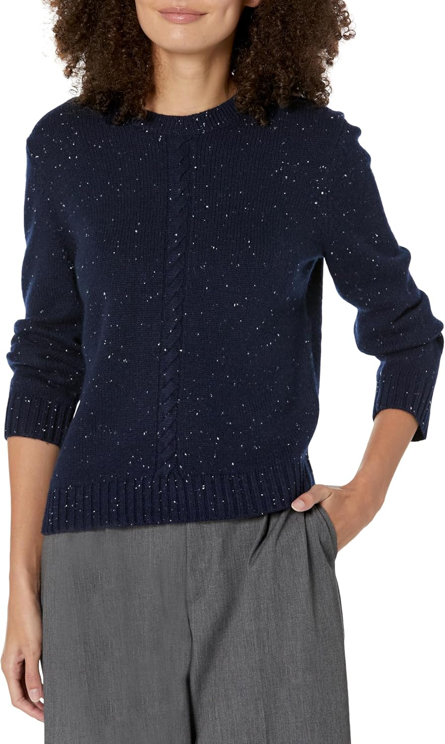 Theory Women's Shrunken Cable-Knit Sweater