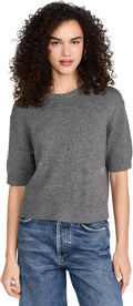 Theory Women's Crop Cashmere Tee