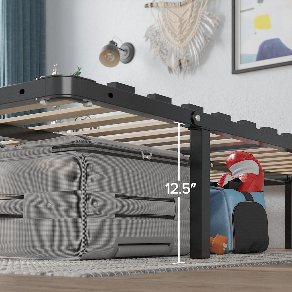 Sleep Master MyEuro Smartbase/Wooden Slats Mattress Foundation, Queen