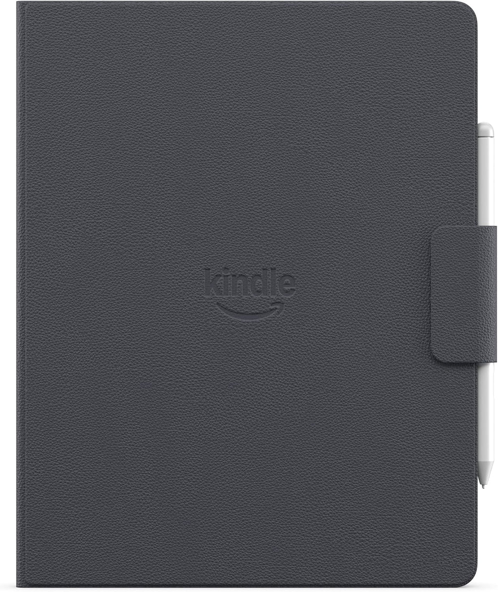Introducing Amazon Kindle Scribe Executive Folio Cover with Magnetic Attach, Sleek Protective Case - Premium Leather