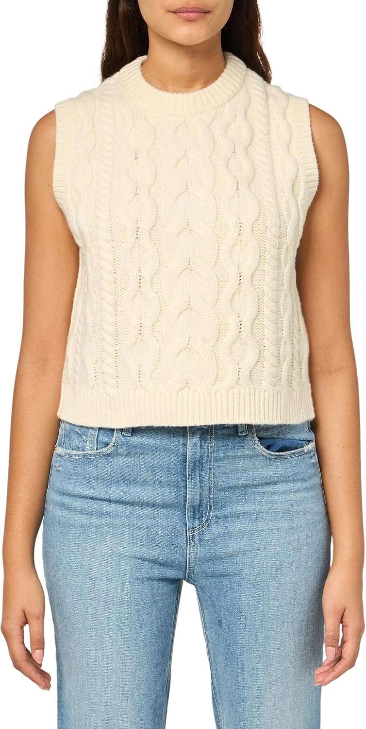 Theory Women's Cable Vest.Felted Wo