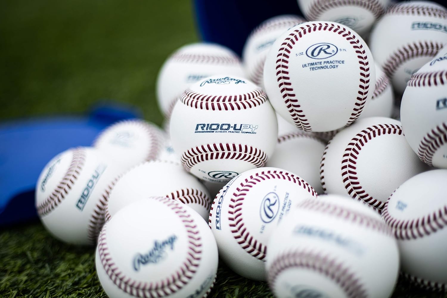 Rawlings | Ultimate Practice Baseballs | Youth/High School/College | Added Lifespan + Weather Resistant | Dozen & Bucket Options