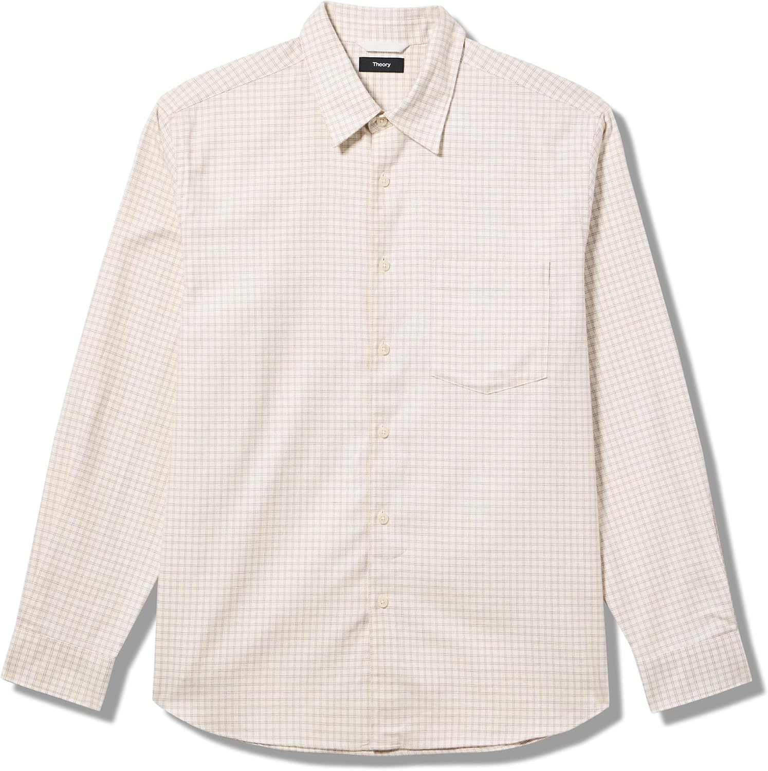 Theory Men's Weekend Shirt in Woods Check