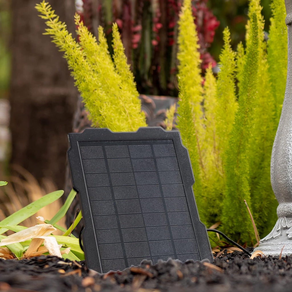 XBrand 36.2' Solar Powered 2-Tier Outdoor Water Fountain, Resin Fountain with Solar Panel Pump, Gray