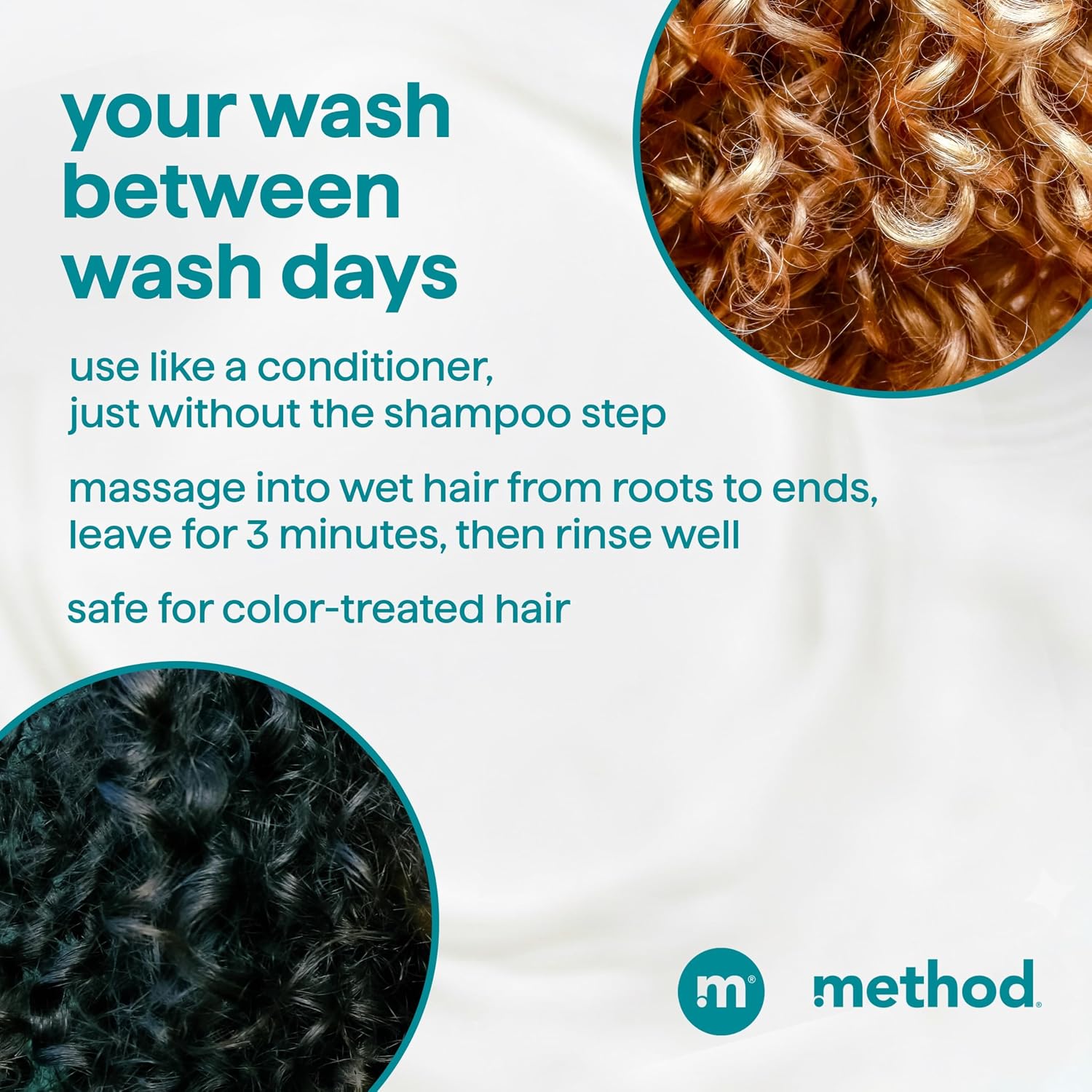 Method Curl Defining Co-Wash, Coco Twist – Moisturizes & Detangles Hair - Sulfate Free, Paraben Free & Safe for Color Treated Hair - 13.5 oz (Pack of 12)