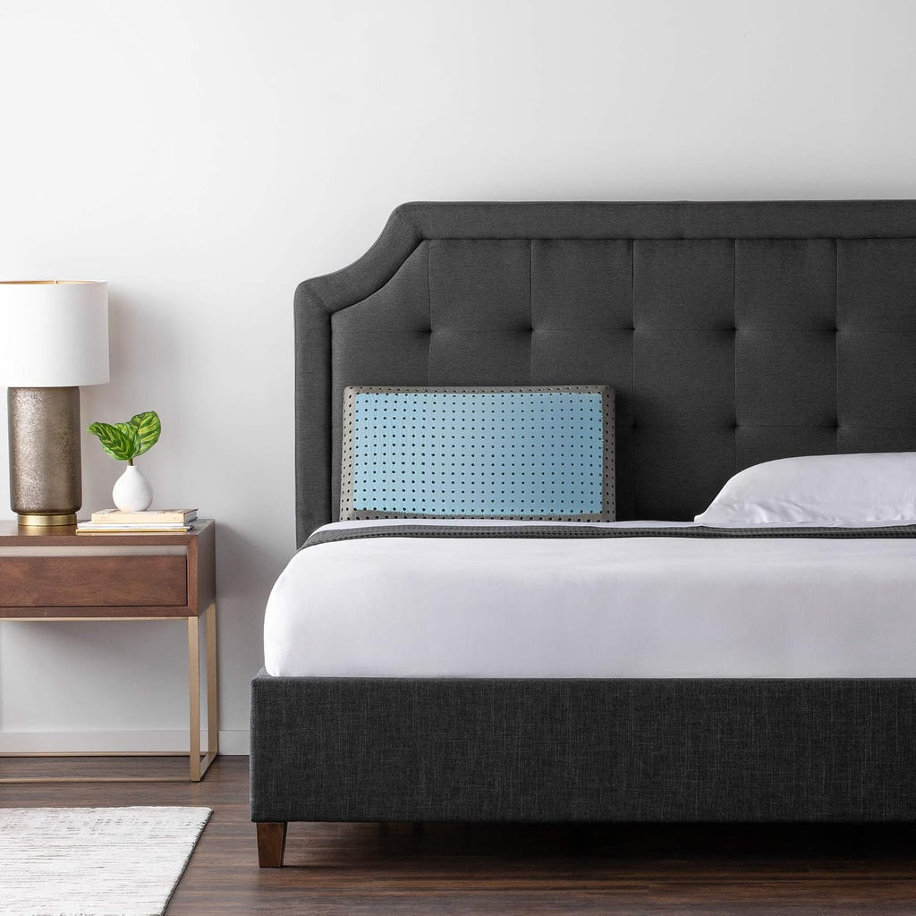 Z CARBONCOOL LT Plus OMNIPHASE Phase Change Material Memory Foam Pillow - Continual Temperature Regulation with Cool Surface - Mid-Loft - Queen