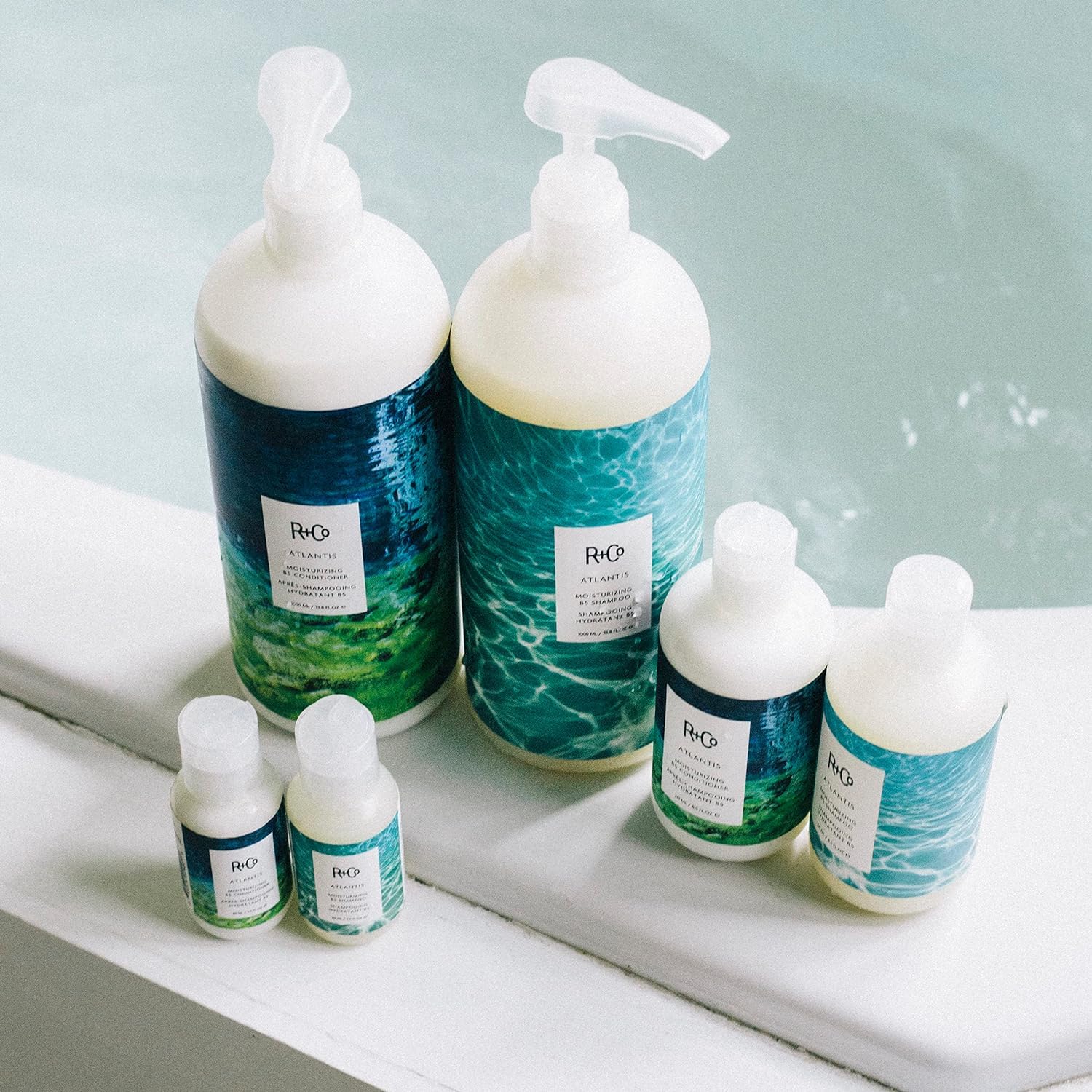 R+Co Atlantis Moisturizing B5 Conditioner | Hydrating & Nourishing Conditioner for Dry, Damaged Hair | Restores Moisture, Softens & Adds Shine | Vegan, Sulfate-Free & Color-Safe