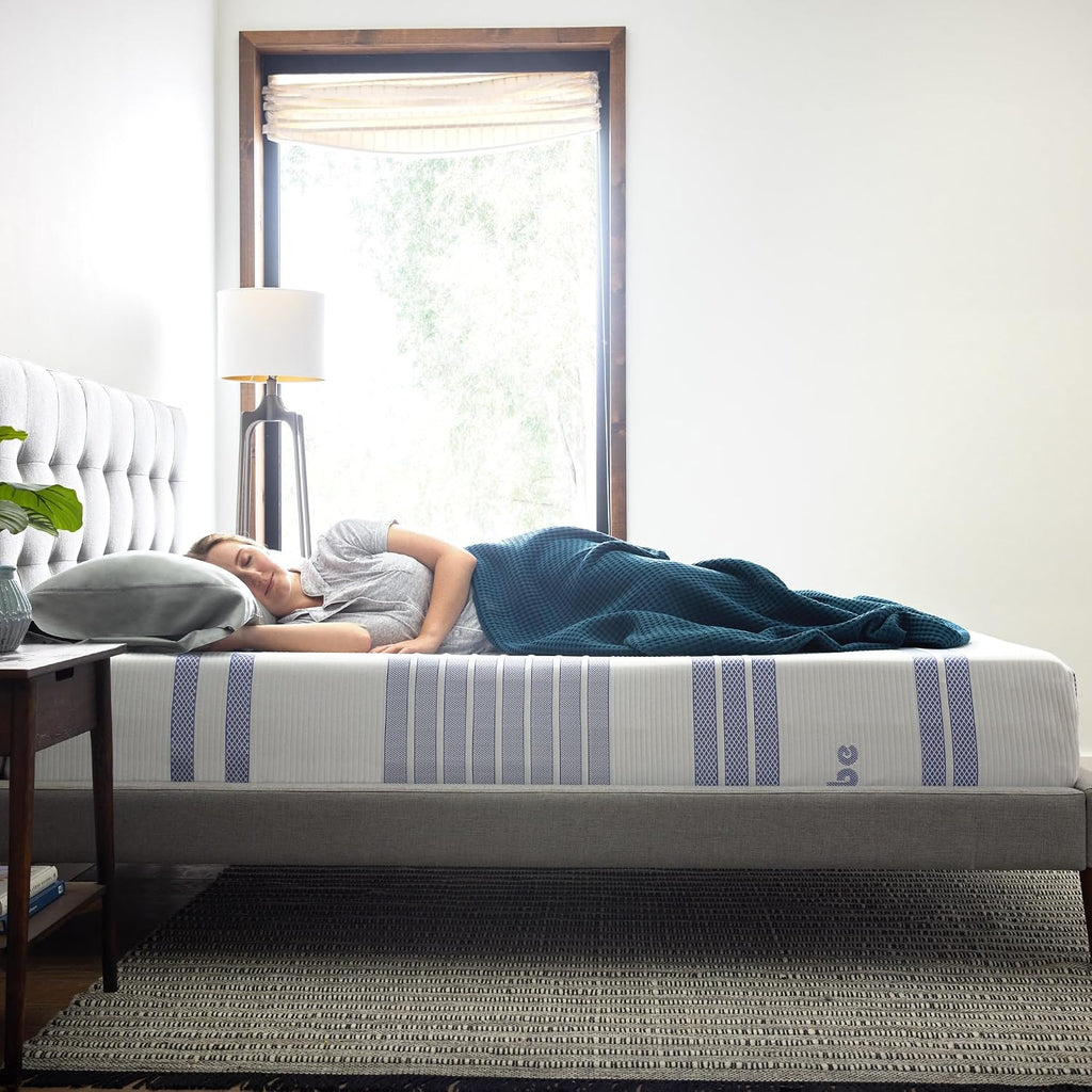 Vibe Gel Memory Foam Mattress, 12-Inch CertiPUR-US Certified Bed-in-a-Box, King, White
