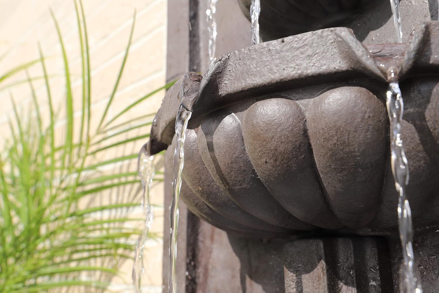 Kenroy Home San Pablo Indoor/ Outdoor Wall Fountain with Bronze Finish, Classic Style, 35' Height, 9' Width, 19.5' Depth