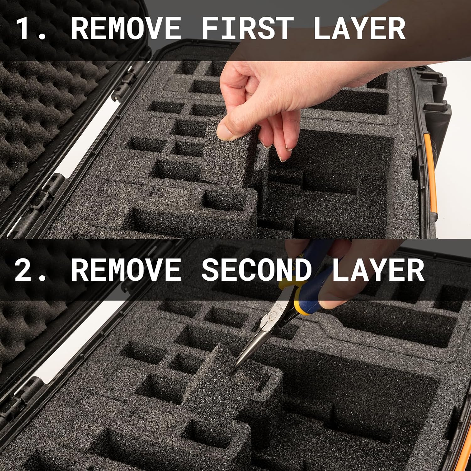 Pelican Vault Multi-Pistol Custom Cut Foam Case (From the Custom Case Center)