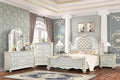First of a Kind Cosmos Furniture Destiny White King 4 Piece Bedroom Set