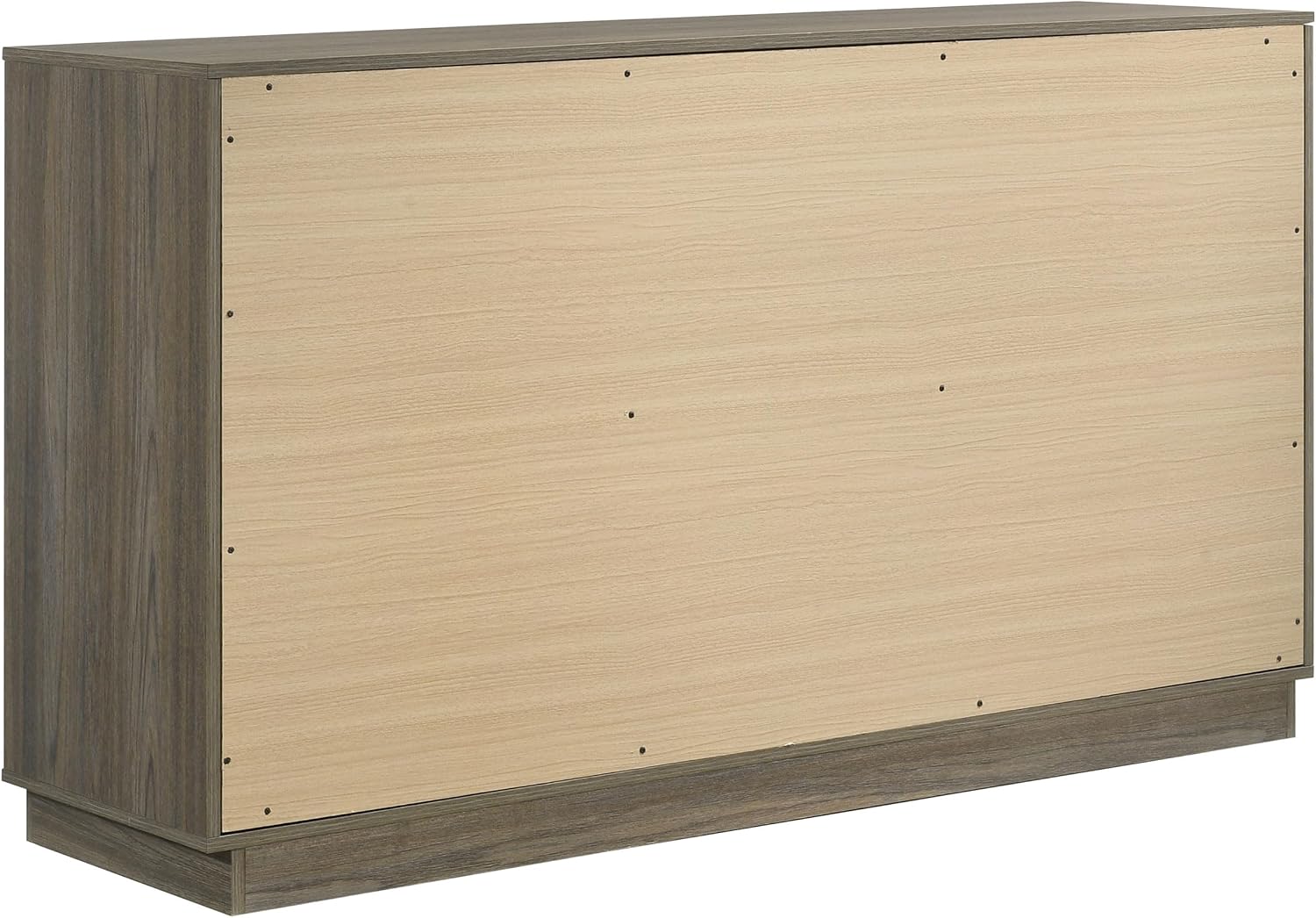 Coaster Home Furnishings Fenwick Contemporary 5-Piece Bedroom Set Queen Size Bookcase Bed Frame 48-inch Headboard Grey Oak/Almond 224981Q-S5