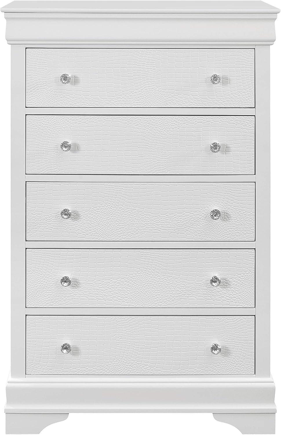 White Queen 5PC Bedroom Set