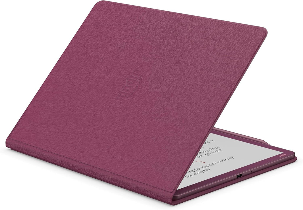 Introducing Amazon Kindle Scribe Executive Folio Cover with Magnetic Attach, Sleek Protective Case - Premium Leather