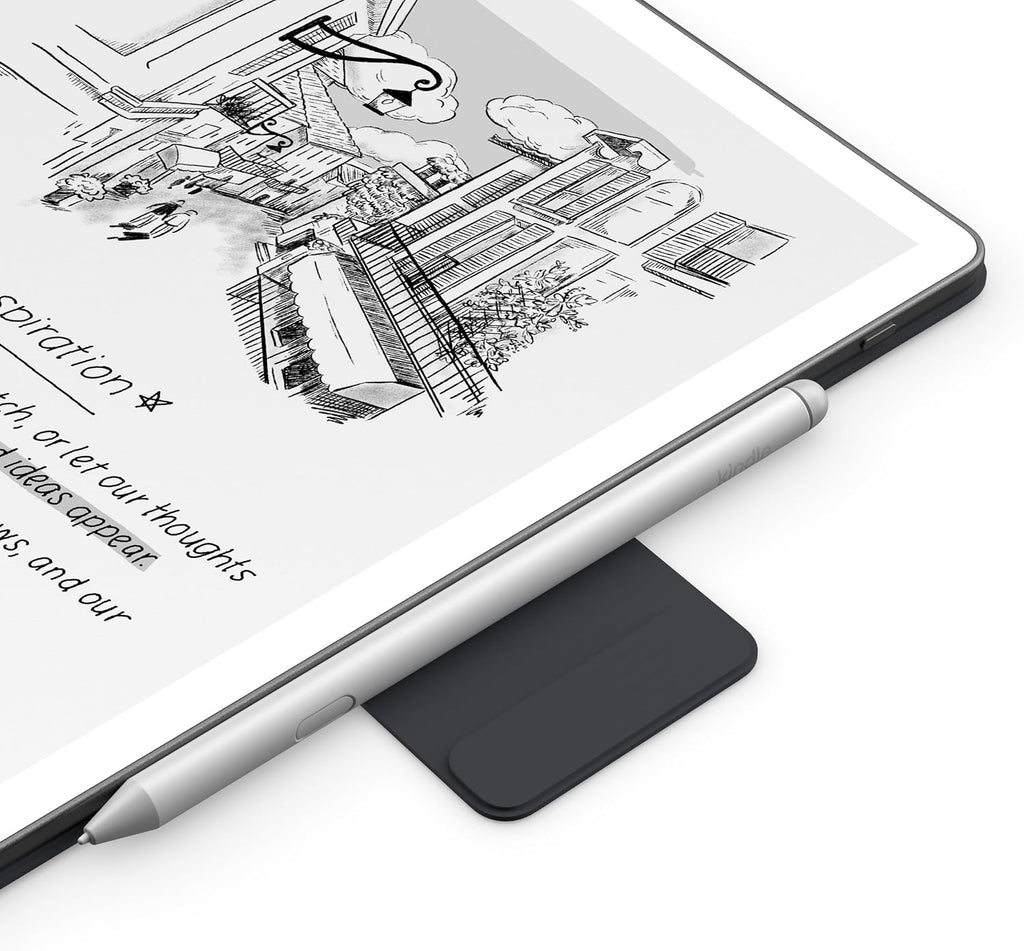 Introducing Amazon Kindle Scribe Executive Folio Cover with Magnetic Attach, Sleek Protective Case - Premium Leather