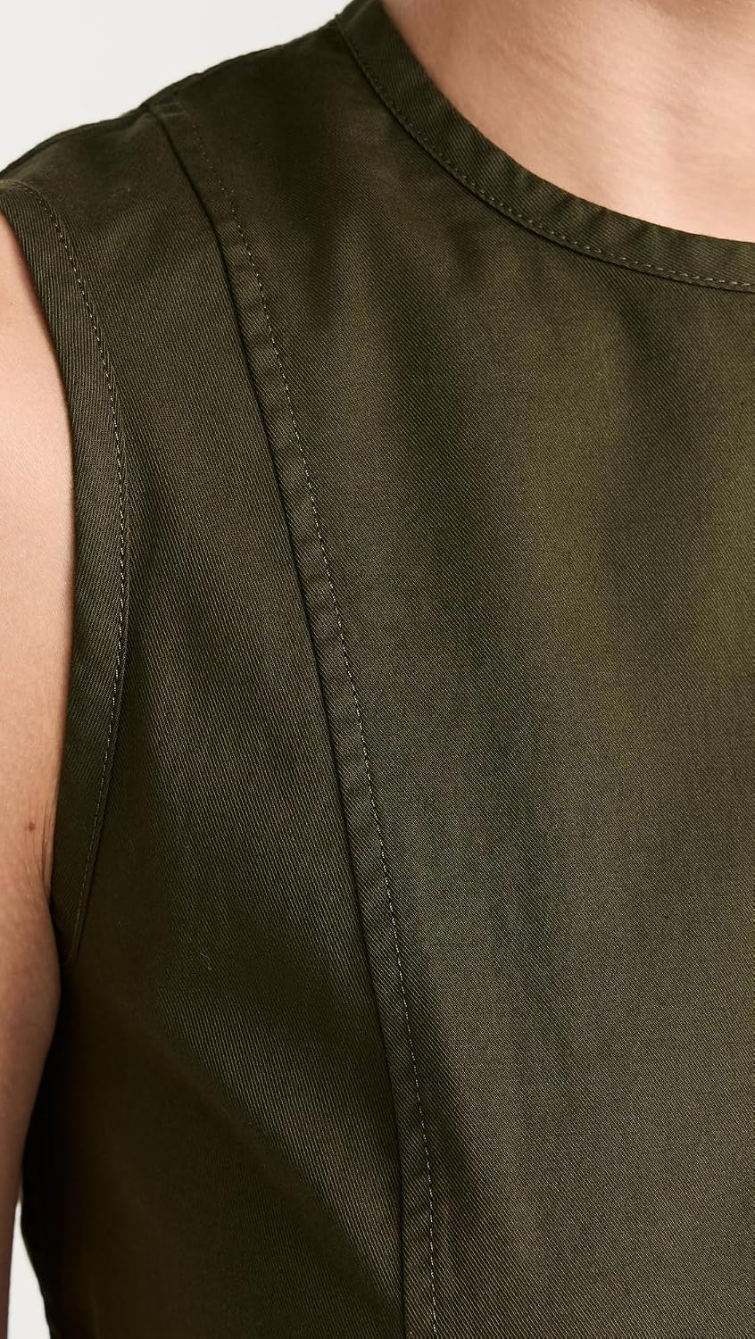 Theory Women's Sleeveless High Crew Dress