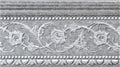 6-Piece Crown Molding Crown Decor Set, Molding Trim for Walls, 92 Inches, Grey and Silver