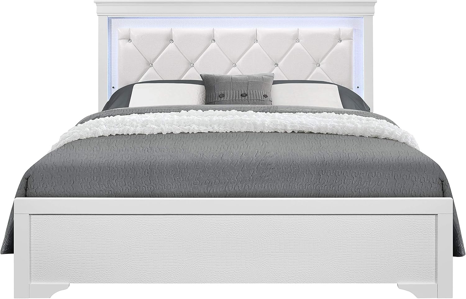 White Queen 5PC Bedroom Set