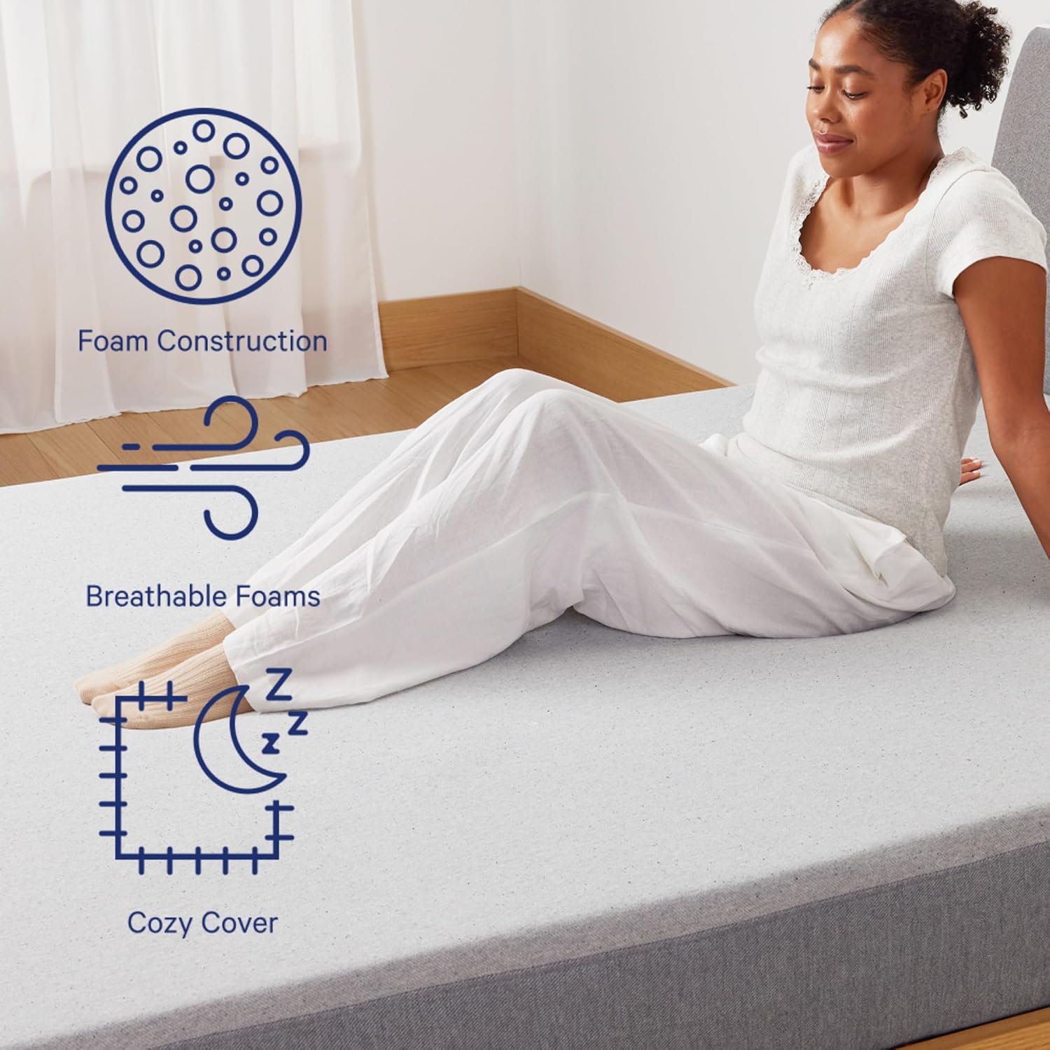 Casper Sleep Element Twin XL Mattress - Medium Feel - Motion Isolation - Breathable, Cooling Memory Foam - 100-Night Trial - CertiPUR-US
