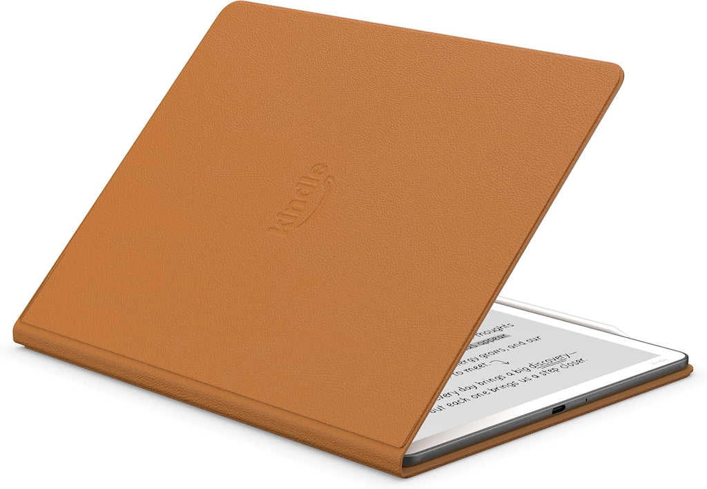 Introducing Amazon Kindle Scribe Executive Folio Cover with Magnetic Attach, Sleek Protective Case - Premium Leather
