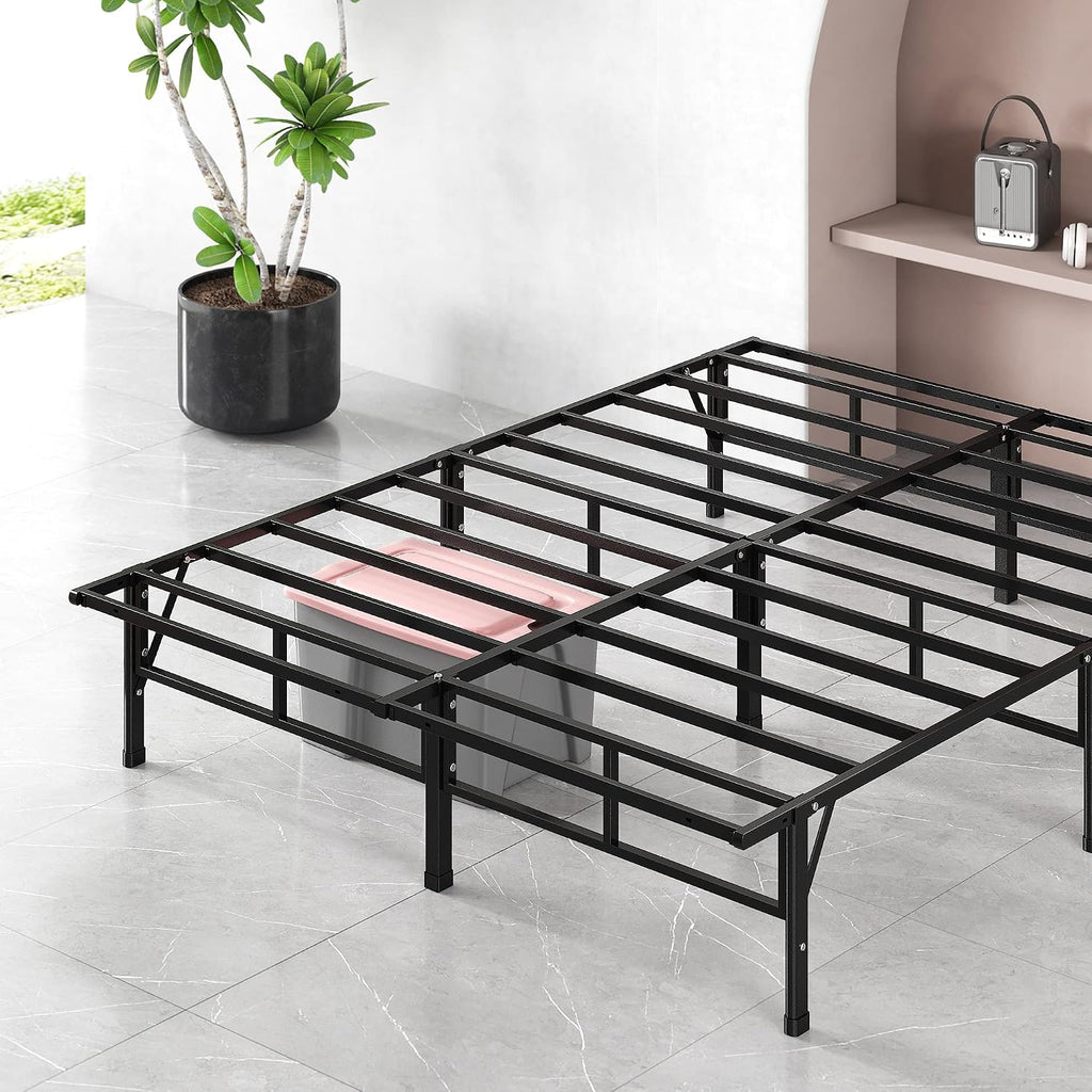 ZINUS SmartBase Compack Mattress Foundation, 14 Inch Metal Bed Frame, No Box Spring Needed, Sturdy Steel Slat Support, Full