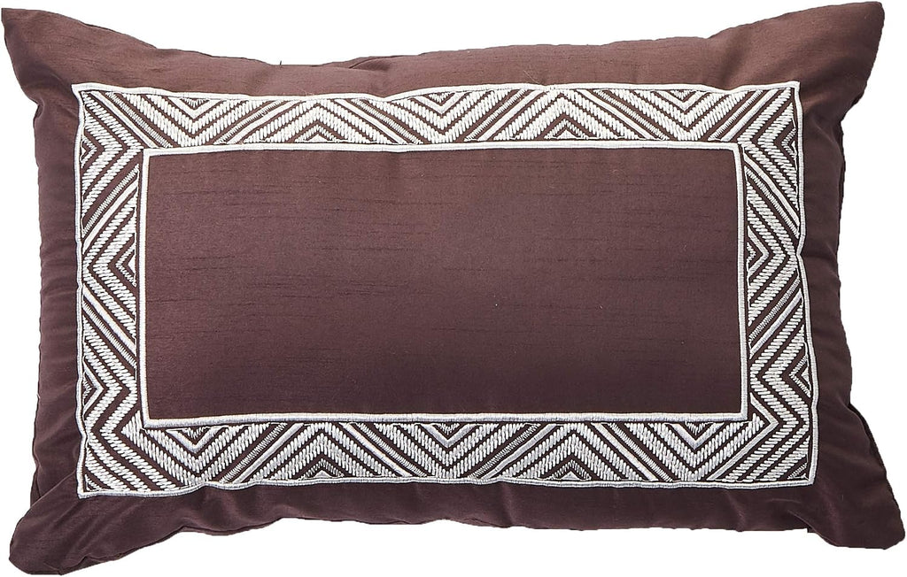 Madison Park Luxury Comforter Set-Traditional Jacquard Design All Season Down Alternative Bedding, Matching Bedskirt, Decorative Pillows, King(104'x92'), Rhapsody, Striped Grey/Taupe 7 Piece