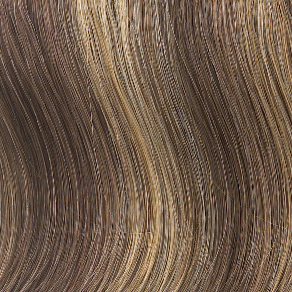 Toni Brattin Great Vibe Wig - Shoulder-Length Cut with Lightly Layered, Cascading Waves & Wispy Bangs - Heat-Friendly Fiber Looks & Feels Natural - Adjustable & Comfortable (Brown Blonde, Regular)