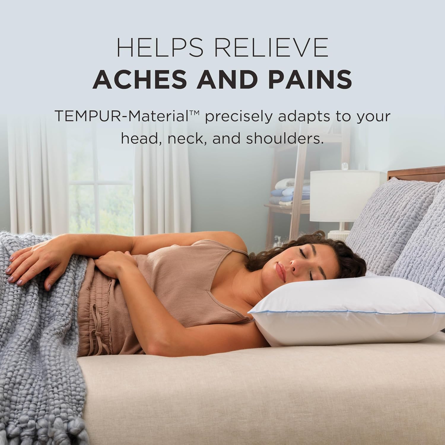 Tempur-Pedic TEMPUR-Cloud Dual Cooling Pillow, King (Pack of 1), White