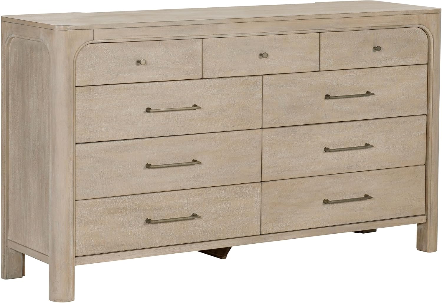 Coaster Home Furnishings - Solano - Wood - 4-Piece Bedroom Set with Arched Frame, Dual USB Ports and Upholstered Headboard - Bedroom - California King Size - Weathered Mango - 222521KW-S4