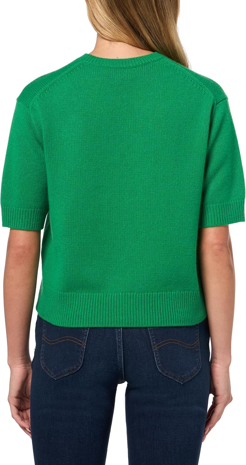 Theory Women's Crop Cashmere Tee