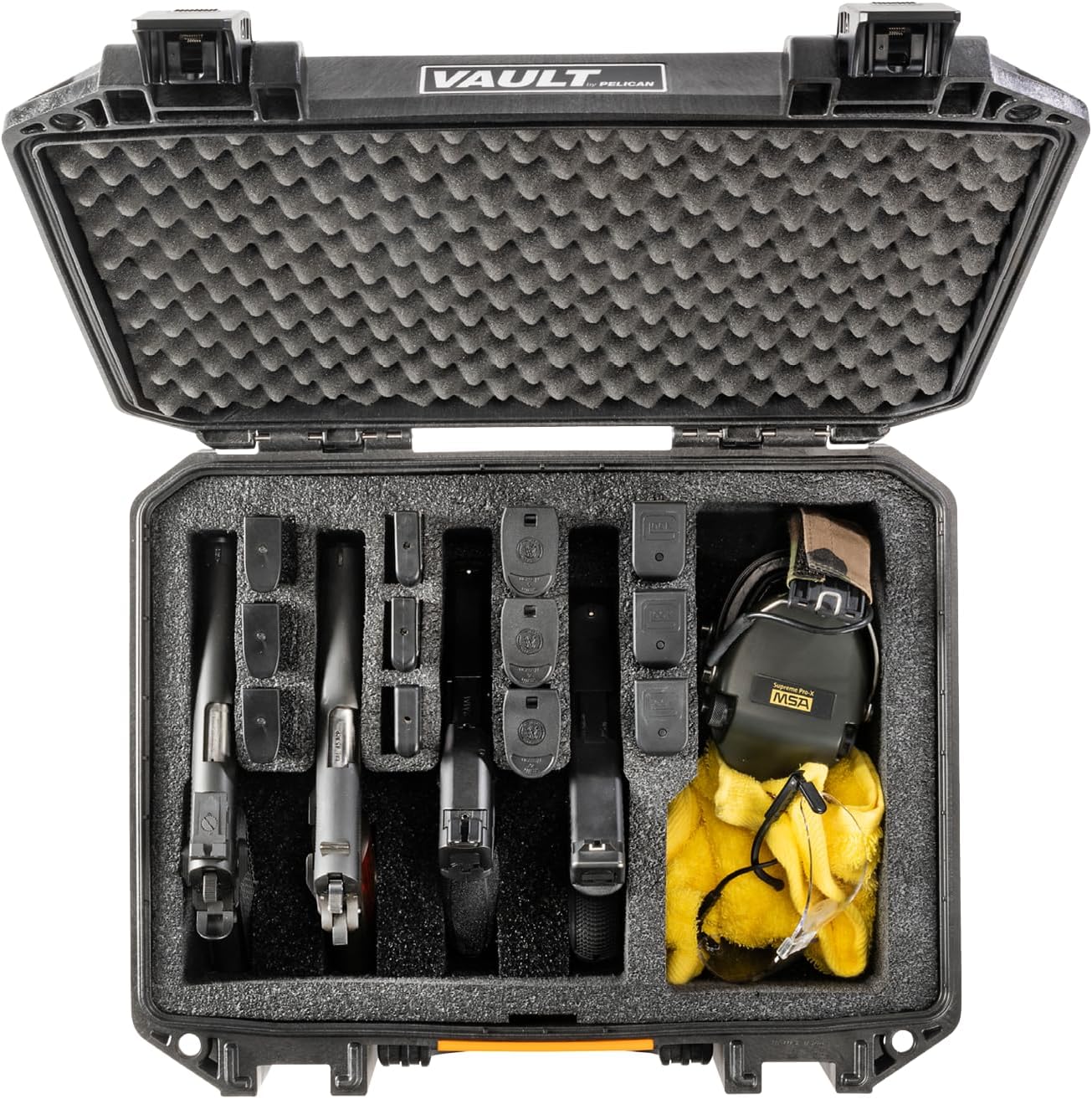 Pelican Vault Multi-Pistol Custom Cut Foam Case (From the Custom Case Center)