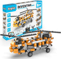 Engino Inventor STEM Toys, Motorized Double-Blade Helicopter, STEM Engineering Toys for Kids 9+, Building Kit, Gifts for Boys & Girls, Powered by Motor (10 Models to Build)