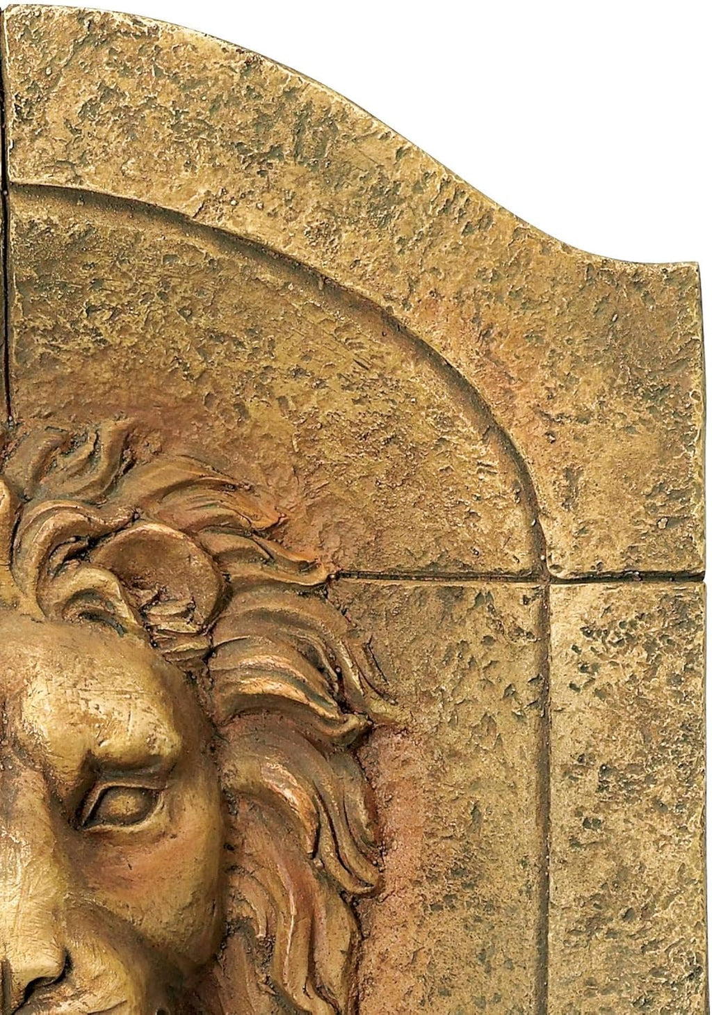 Royal Lion Head 29 1/2' High Large Italian Indoor Outdoor Decor Faux Stone Wall Fountain with Light LED Statue Waterfall Tiered Water Feature for Outside Garden Patio Yard Backyard - John Timberland