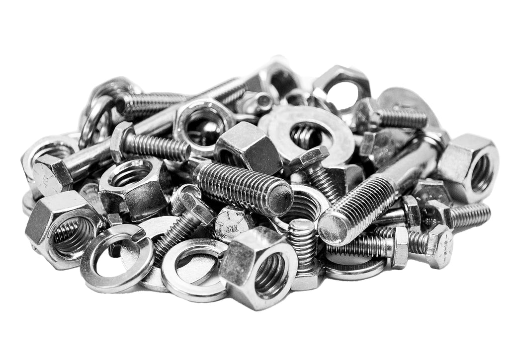 2510 Piece Stainless Steel Bolt Nut and Washer Assortment Hex Head Cap Screws Flat and Lock Washers Hex Nuts with 40 Hole Bin