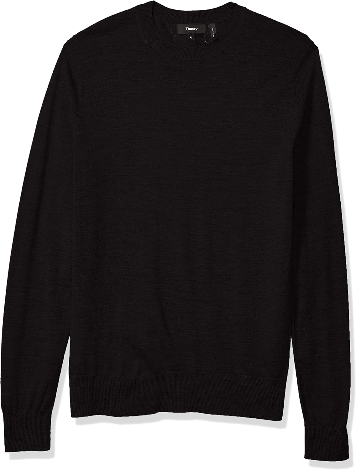 Theory Mens Merino Wool Sweater, Crew Neck Po