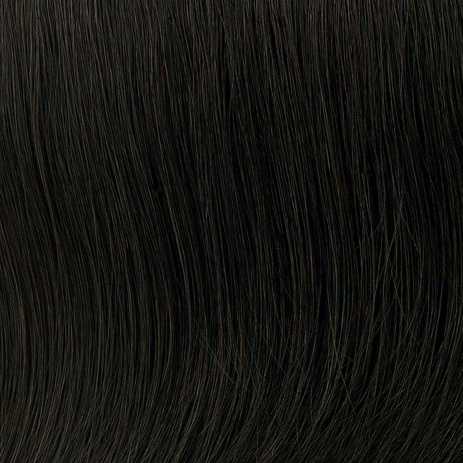 Toni Brattin Great Vibe Wig - Shoulder-Length Cut with Lightly Layered, Cascading Waves & Wispy Bangs - Heat-Friendly Fiber Looks & Feels Natural - Adjustable & Comfortable (Black, Regular)