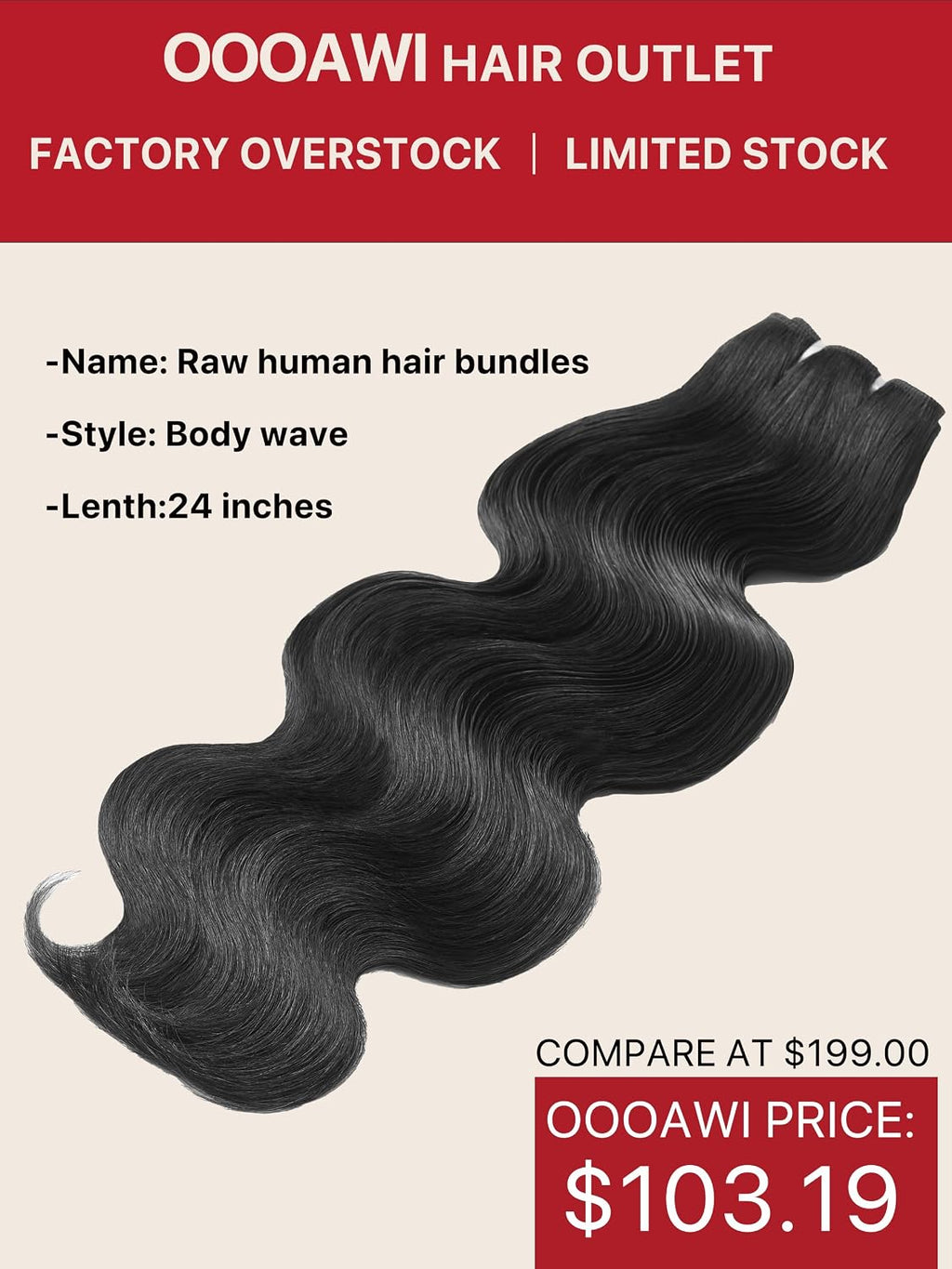 15A Body Wave Bundles Human Hair 24 Inches Triple Lifespan Than 12A Bundles Keep Silky And Soft After Multiple Washes 100% Raw Indian Hair Bundles 'Boutique's Quality-Half The Price'