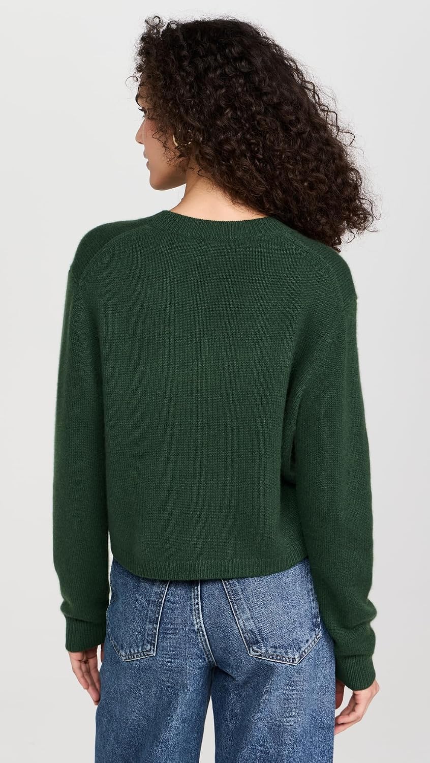 Theory Women's Cropped Cashmere Pullover