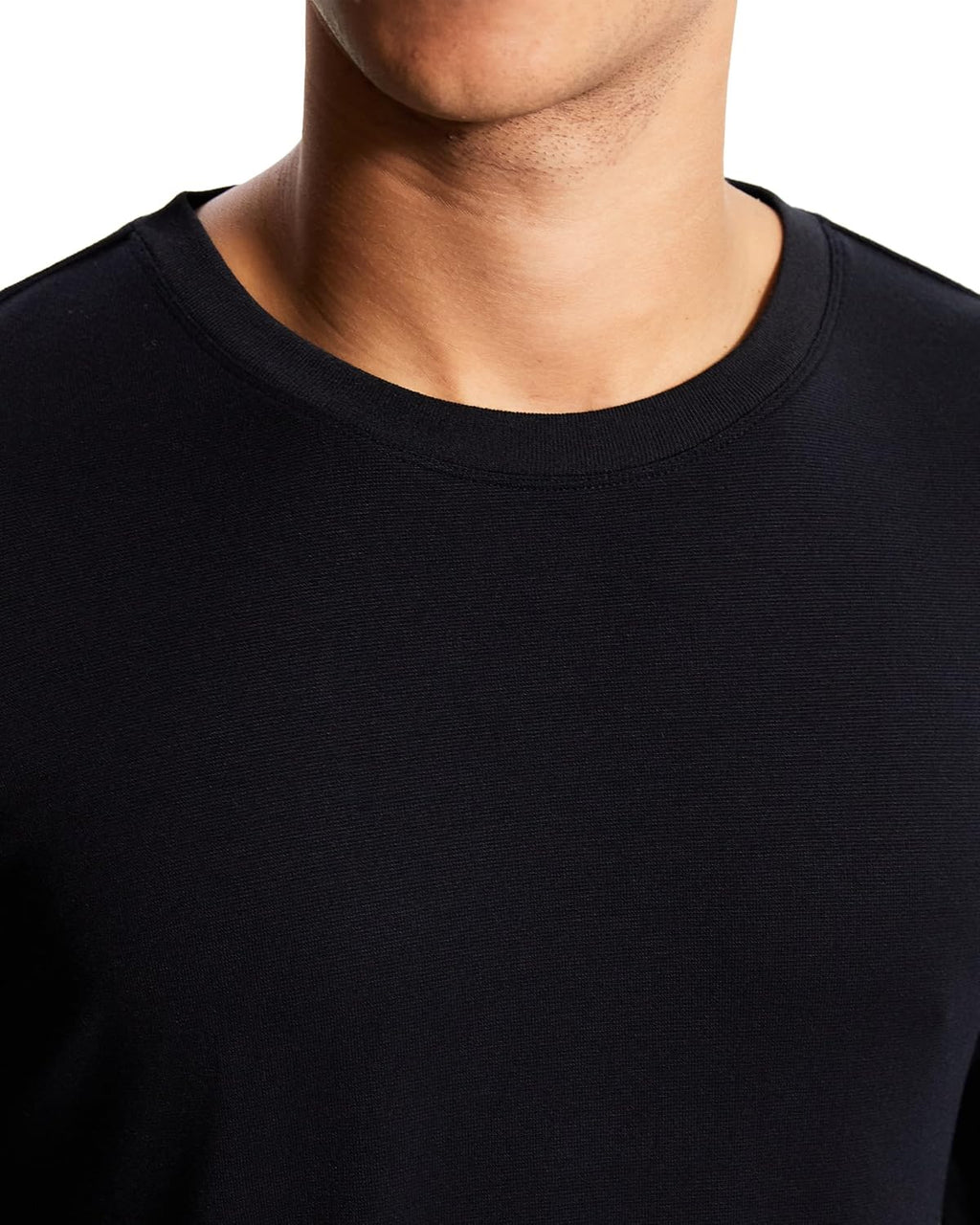 Theory Mens Essential Tee Long Sleeve in Anemone MilanoT-Shirt