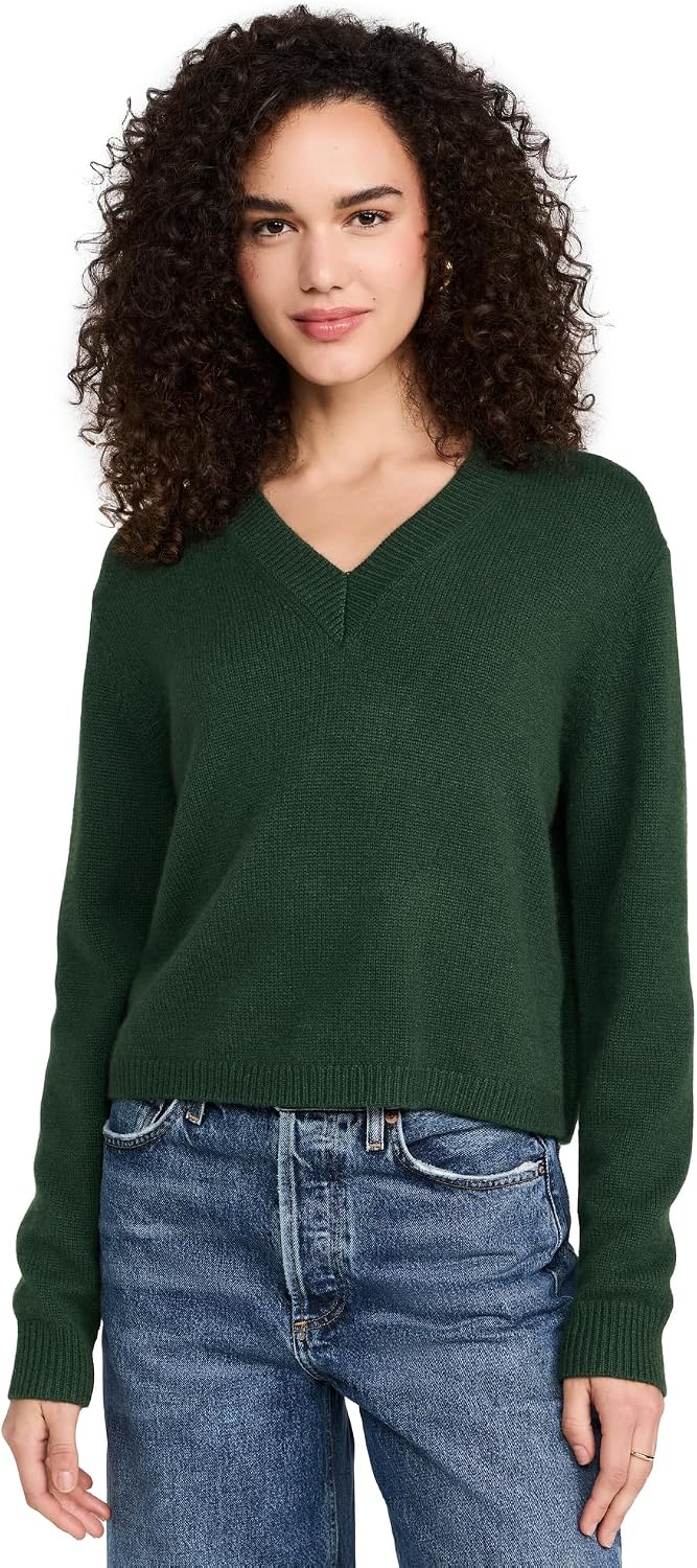 Theory Women's Cropped Cashmere Pullover