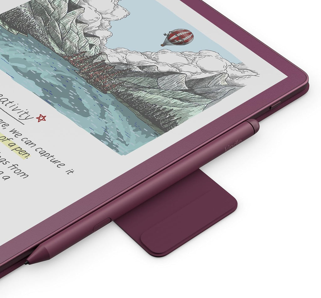Introducing Amazon Kindle Scribe Executive Folio Cover with Magnetic Attach, Sleek Protective Case - Premium Leather