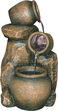 Water Fountain - Giare Water Urn Garden Decor Fountain - Outdoor Water Feature