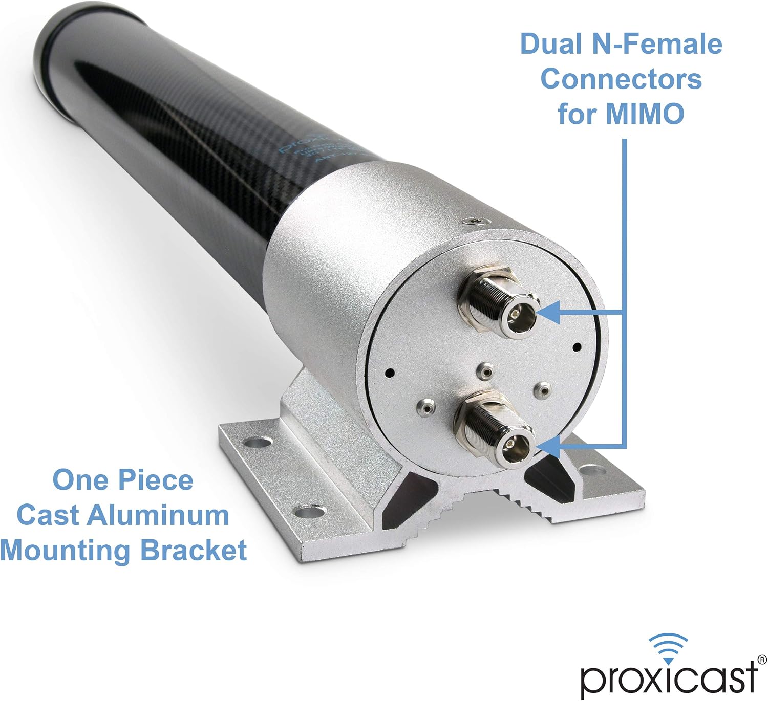 Proxicast Pro-Gain 4G / 5G MIMO Antenna - Wide-Band Omni-Directional for Cellular Modems & Routers on Verizon, AT&T, T-Mobile, Telus, Bell Canada, Rogers, Movistar, Telcel, Claro (ANT-127-05P Pearl)