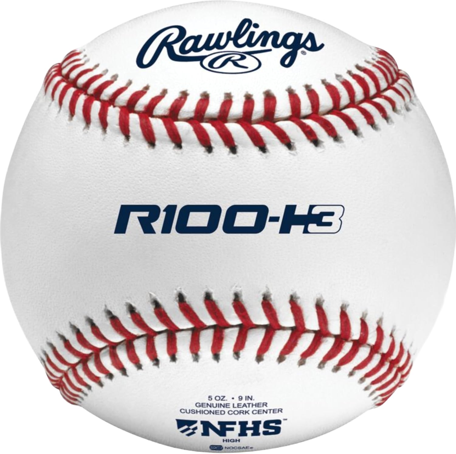 Rawlings | NFHS NOCSAE High School Baseballs | 12 Count | R100-H1 / R100-H2 / R100-H3 / RNF Options