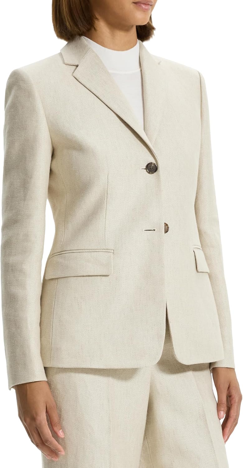 Theory Women's Single Breasted Slim Blazer