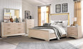 First of a Kind Milan Contemporary 5 Piece Queen Bedroom Set with Upholstered Headboard Sleek Modern Design Coordinated Furniture Collection
