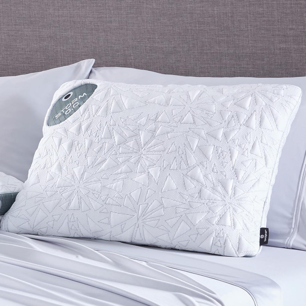 Bedgear Storm Performance Pillow – 0.0 - Cooling Bed Pillow for Hot Sleepers - Medium Firmness Pillow for All Sleep Positions, Washable & Removable Cover - 20' W x 26' L x 4.75' H