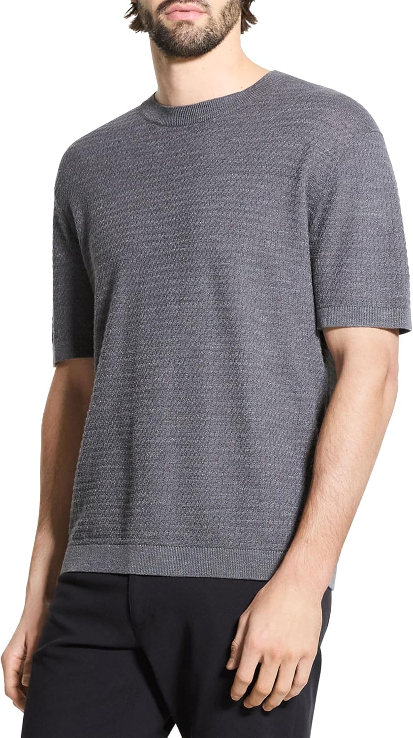 Theory Men's Kolben Tee in Pacific Linen
