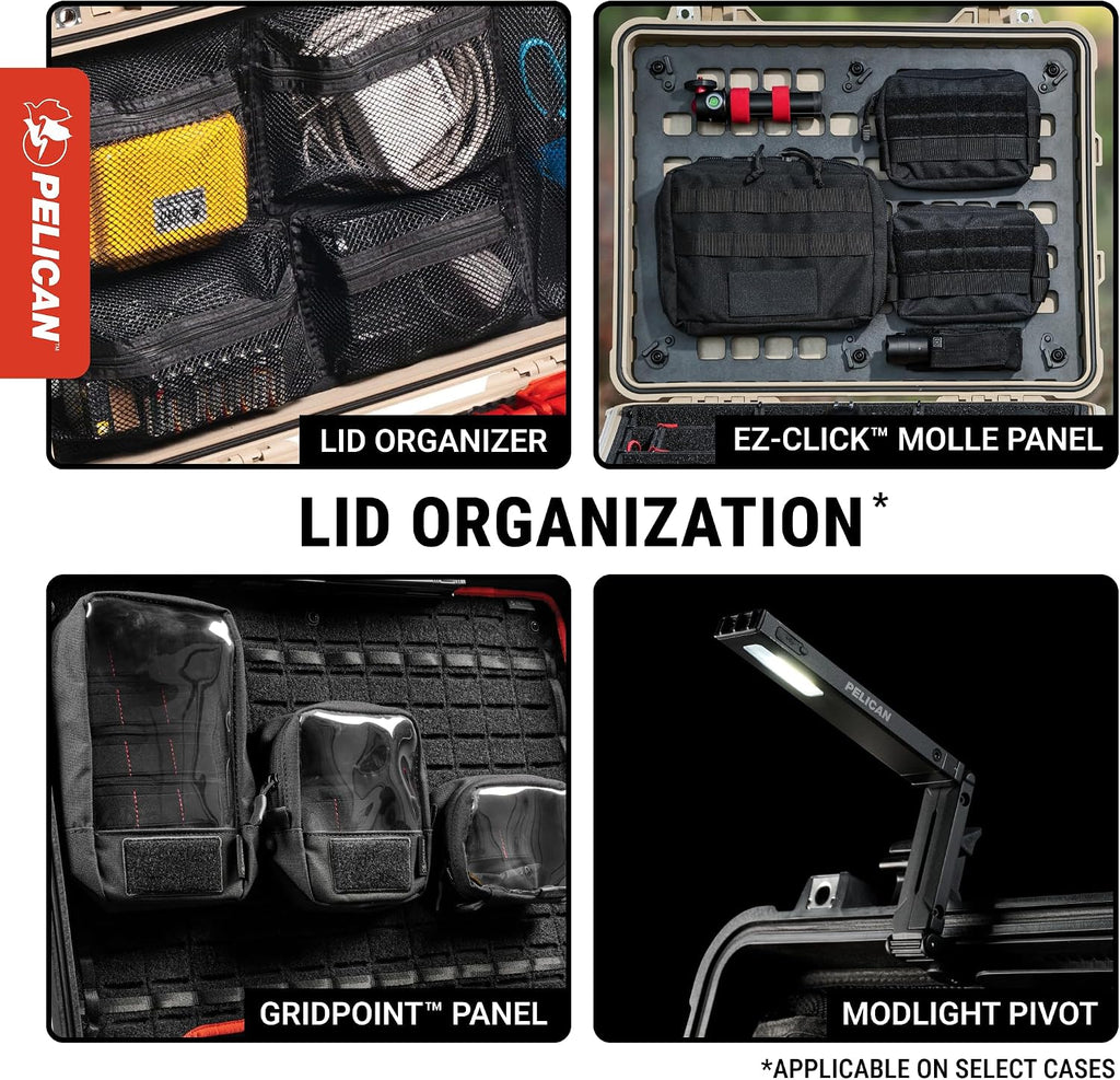 Pelican 1650 Case With Foam (Black)
