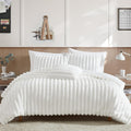 Riverbrook Home Everett Faux Fur 3-Piece Comforter Set, Twin XL, White